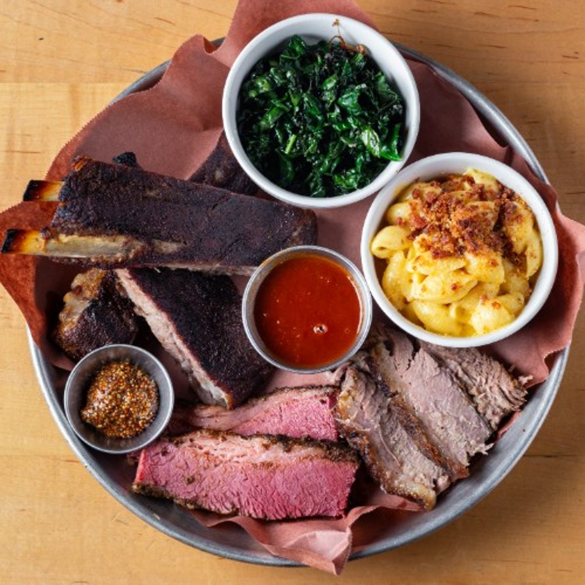 Three Meat BBQ Tray