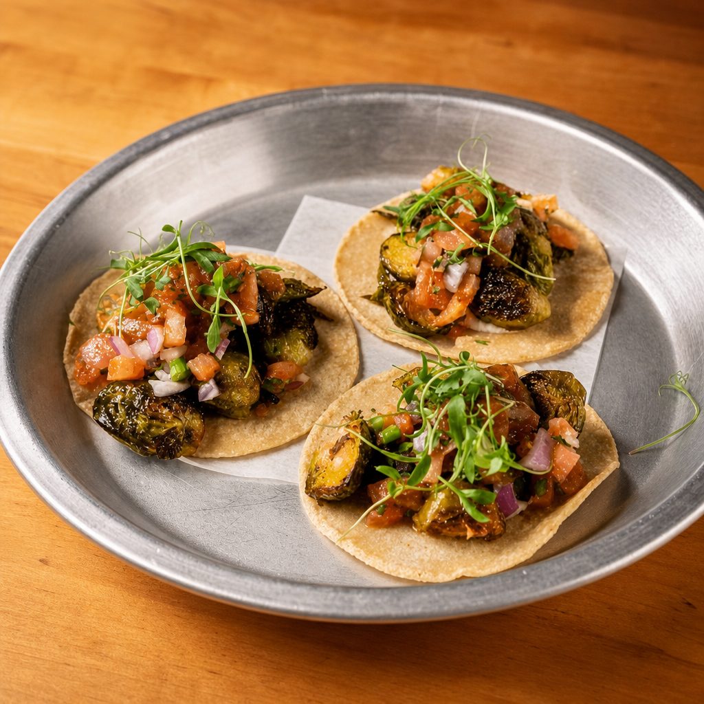 Brussel Sprout Taco.