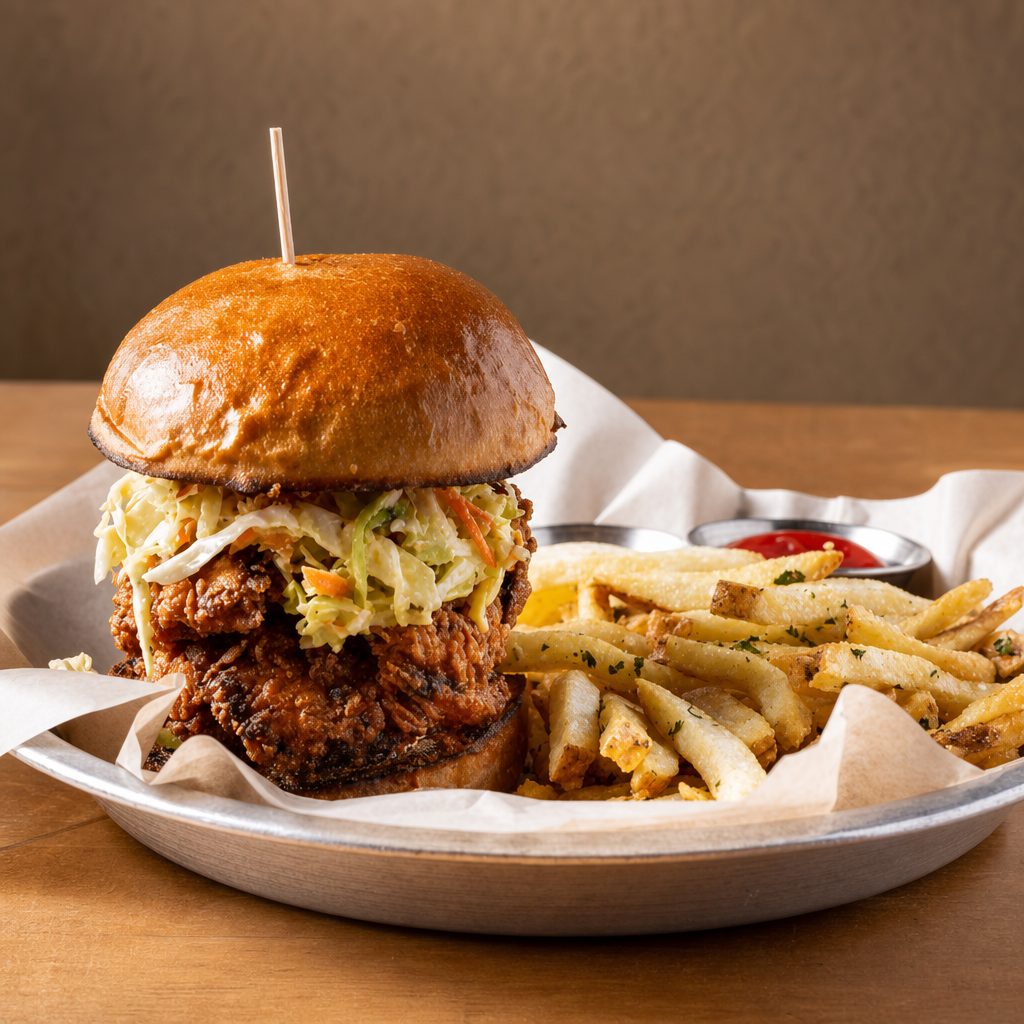 Buttermilk Fried Chicken Sandwich.