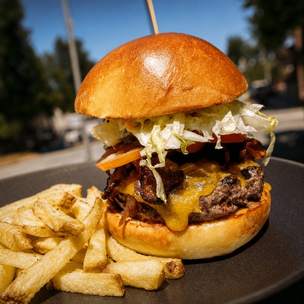 Backyard Burger.